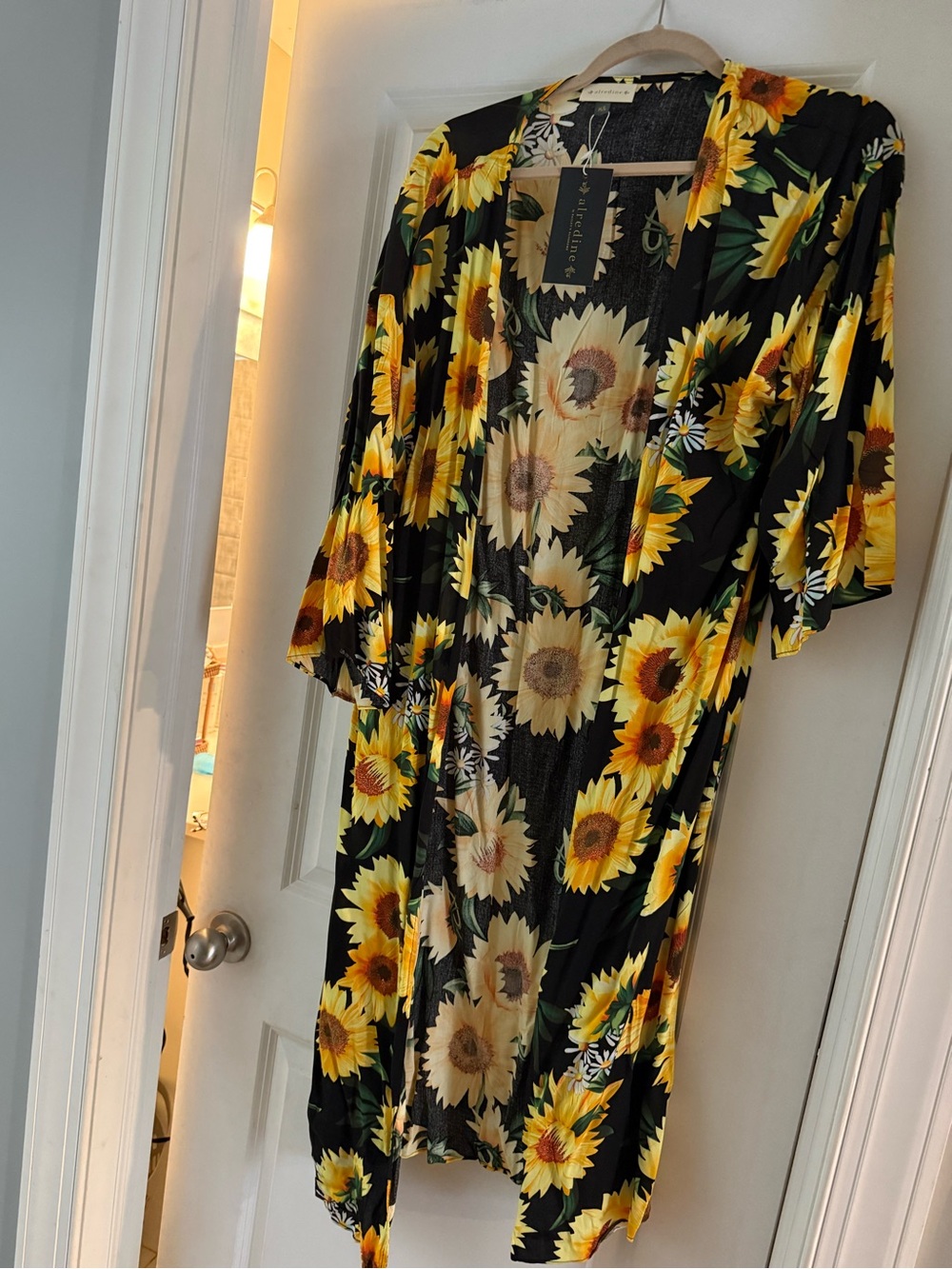 Women’s Kimono Cardigan Sunflower